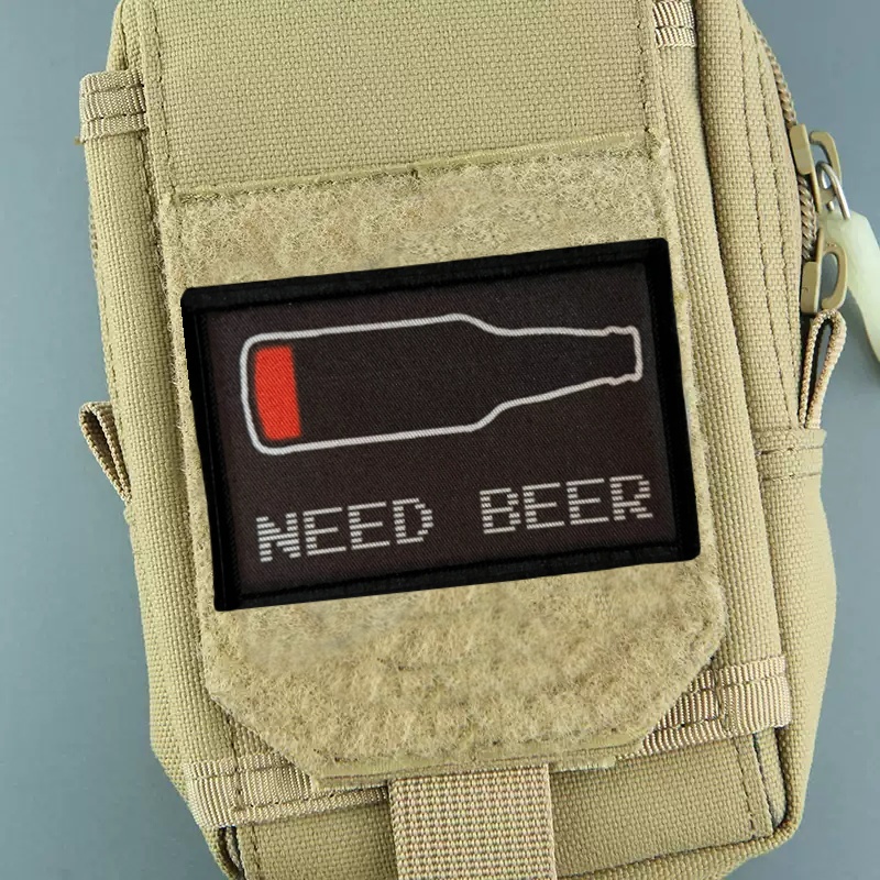 Urban Backpack Tactical - Precisa cerveja impressa remendo em roupas