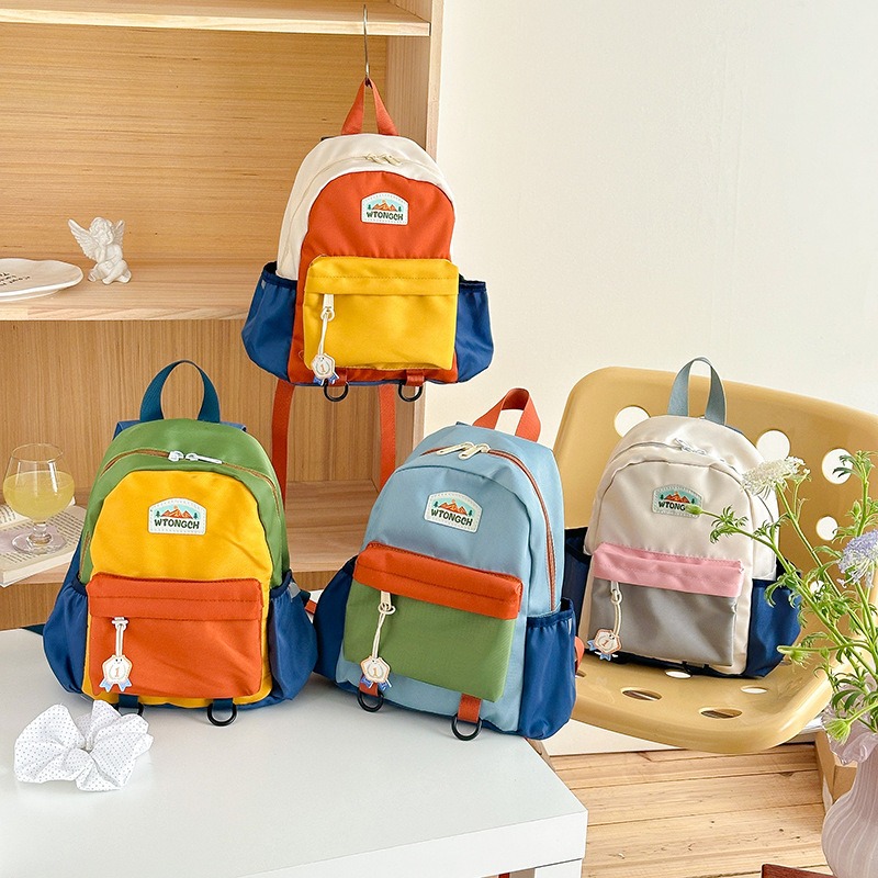 Nova Mochila Infantil Colorida - Canvas Backpack Casual avaliação e preço
