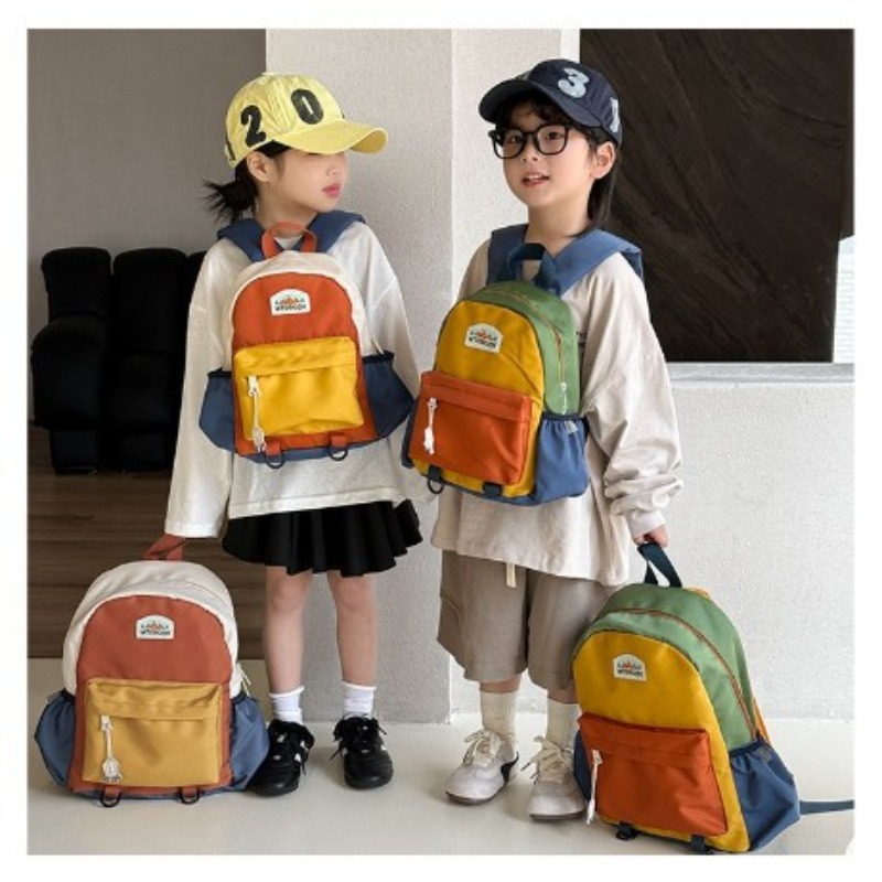 Nova Mochila Infantil Colorida - Canvas Backpack Casual avaliação e preço